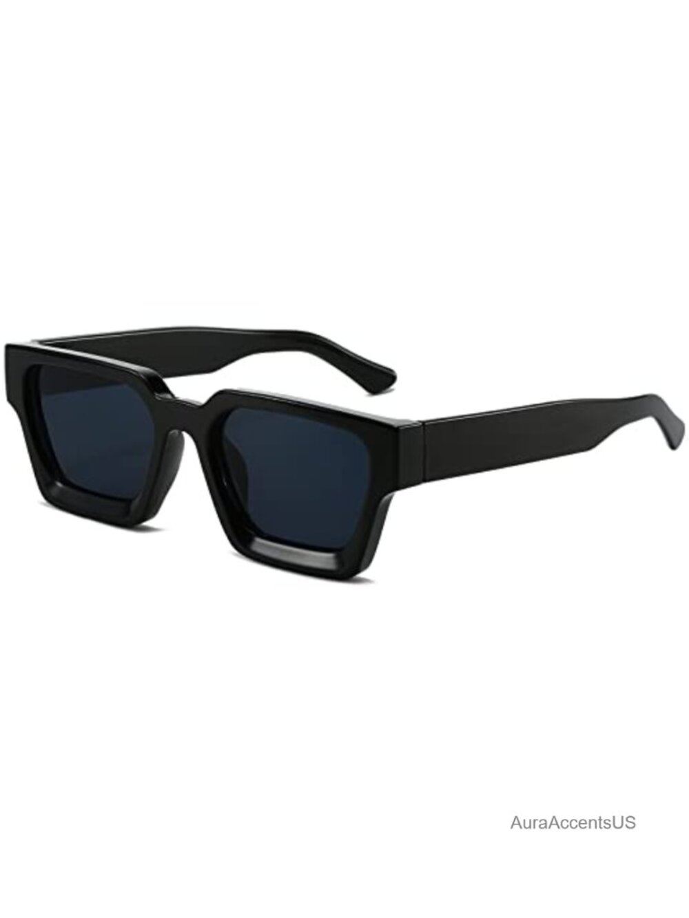 Thick Chunky Square Frame Polarized Sunglasses UV400 Unisex